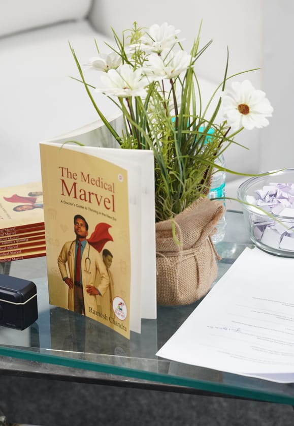 The Medical Marvel by Ramesh Chandra, book cover