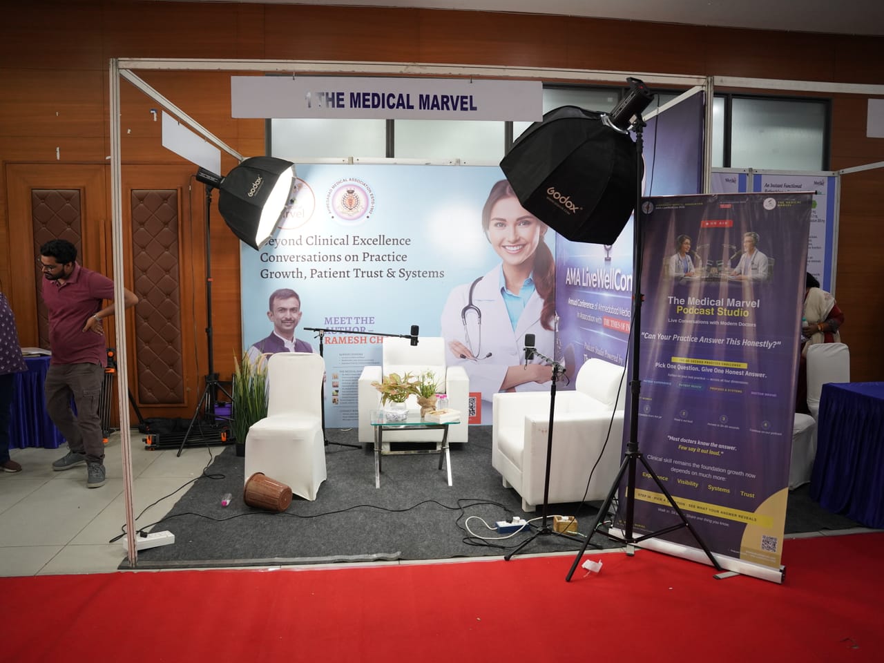 An organised clinic front desk running smoothly.